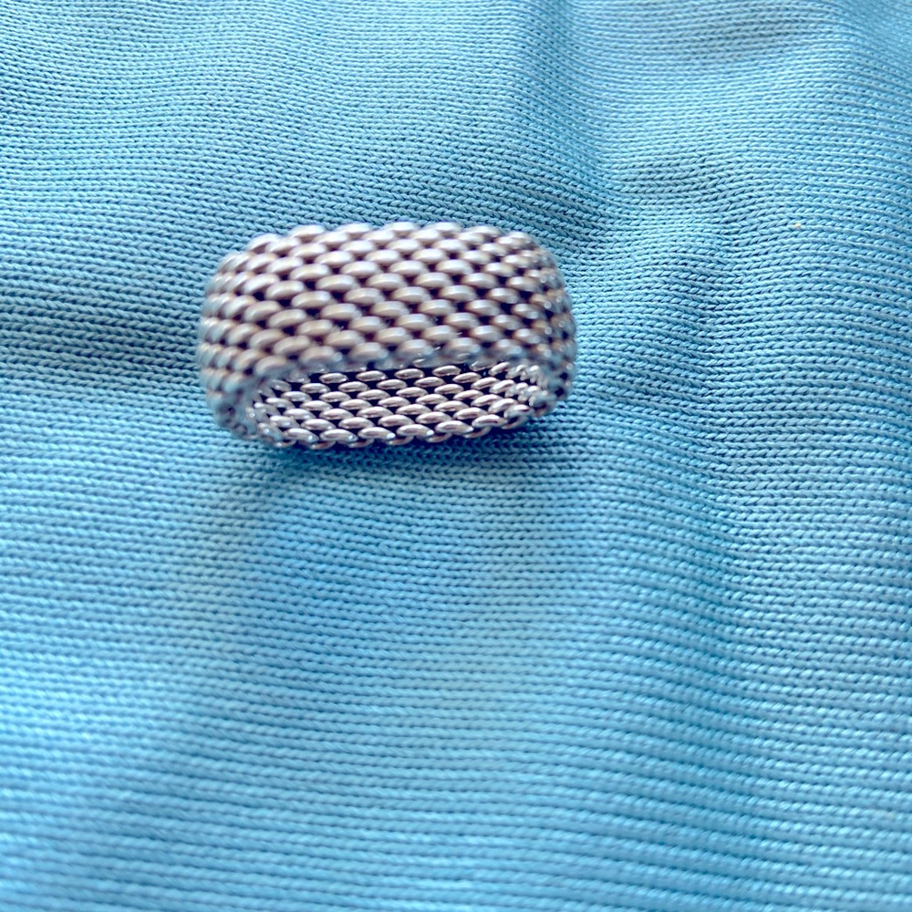 Tiffany like Mesh ring